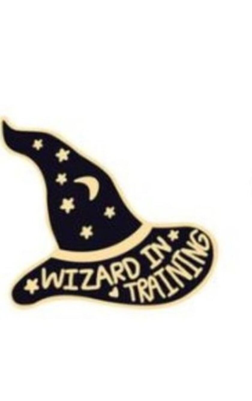 Wizard in Training Witch's Hat Pin Brooch